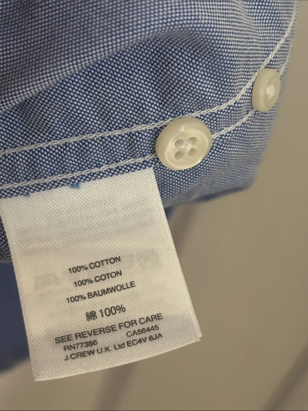 NEW J.Crew Blue Classic All Cotton Oxford Short Sleeve Button Down Shirt sz S